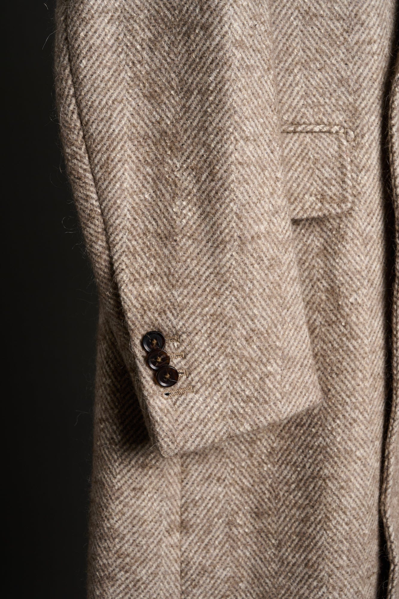 Luxury Herringbone Coat - Image 5