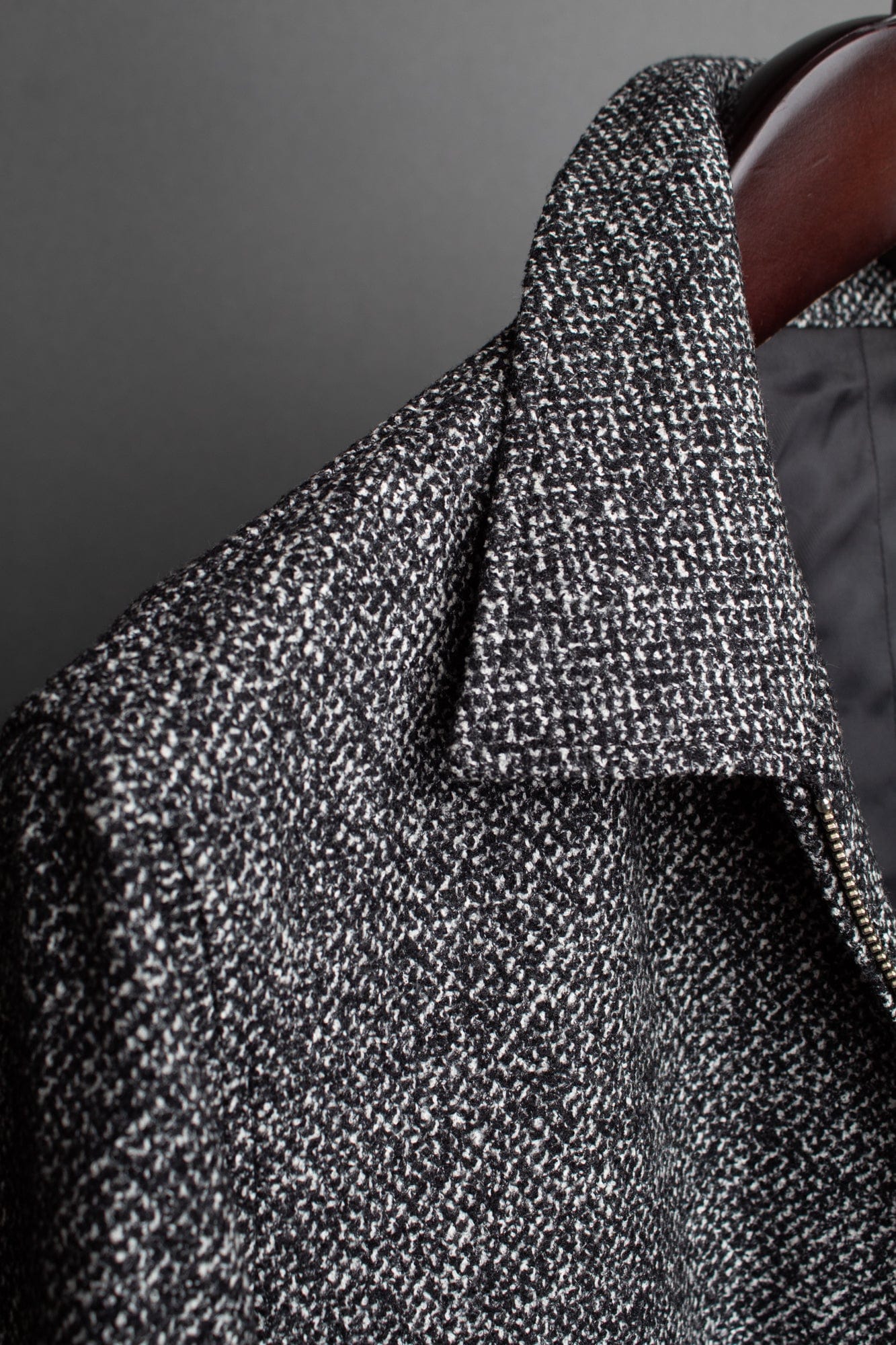 Tweed Melange Bomber - Image 3