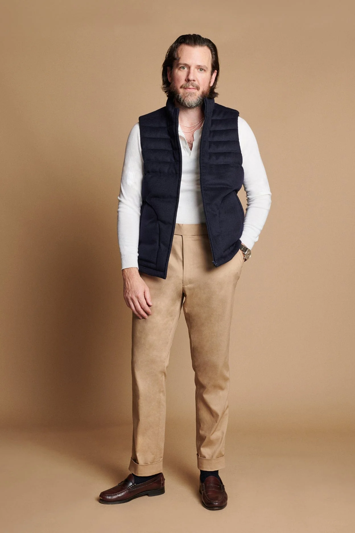 Wool Puffer Vest