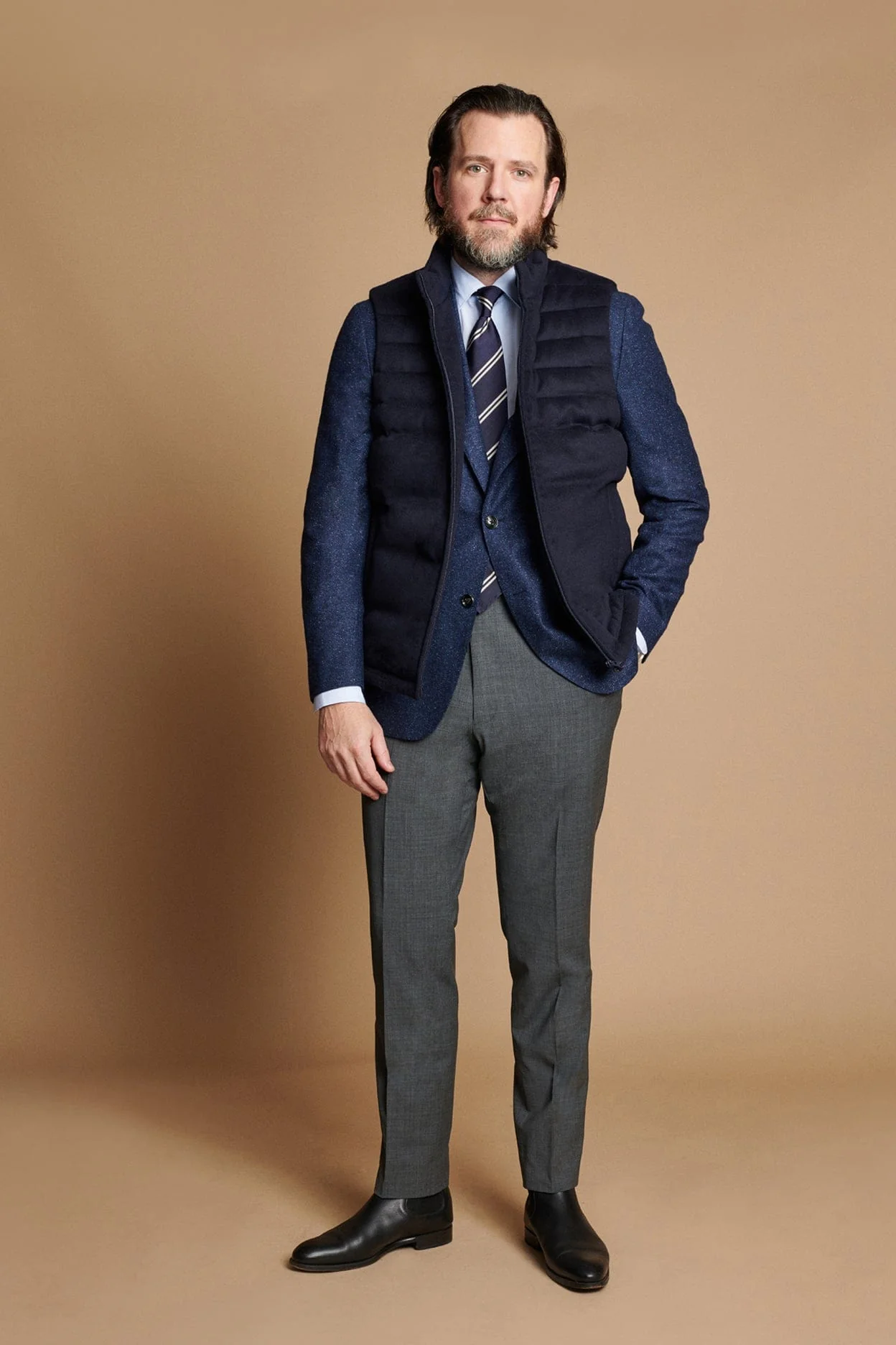 Wool Puffer Vest - Image 3