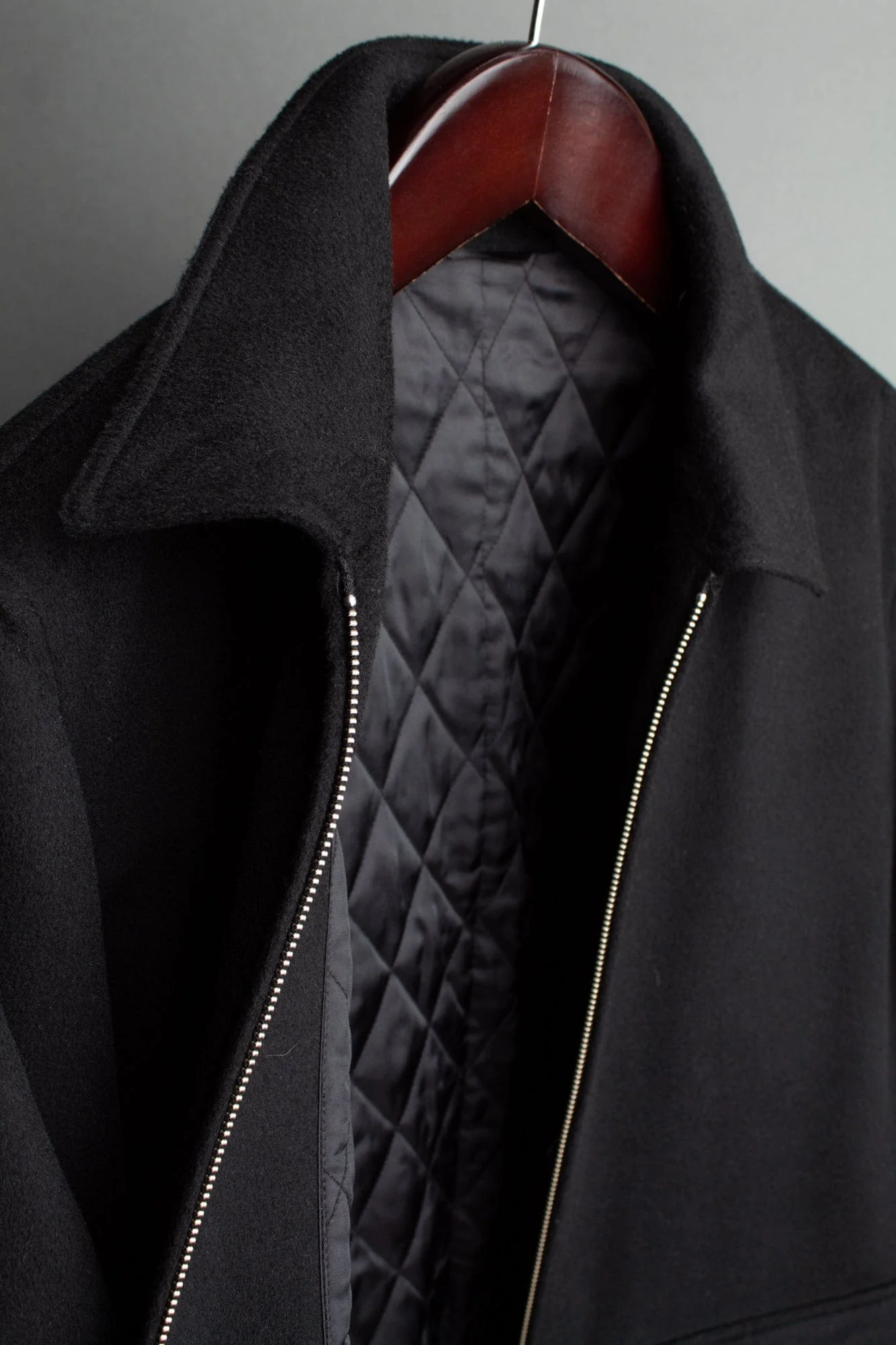 Wool Quilted Bomber - Image 3