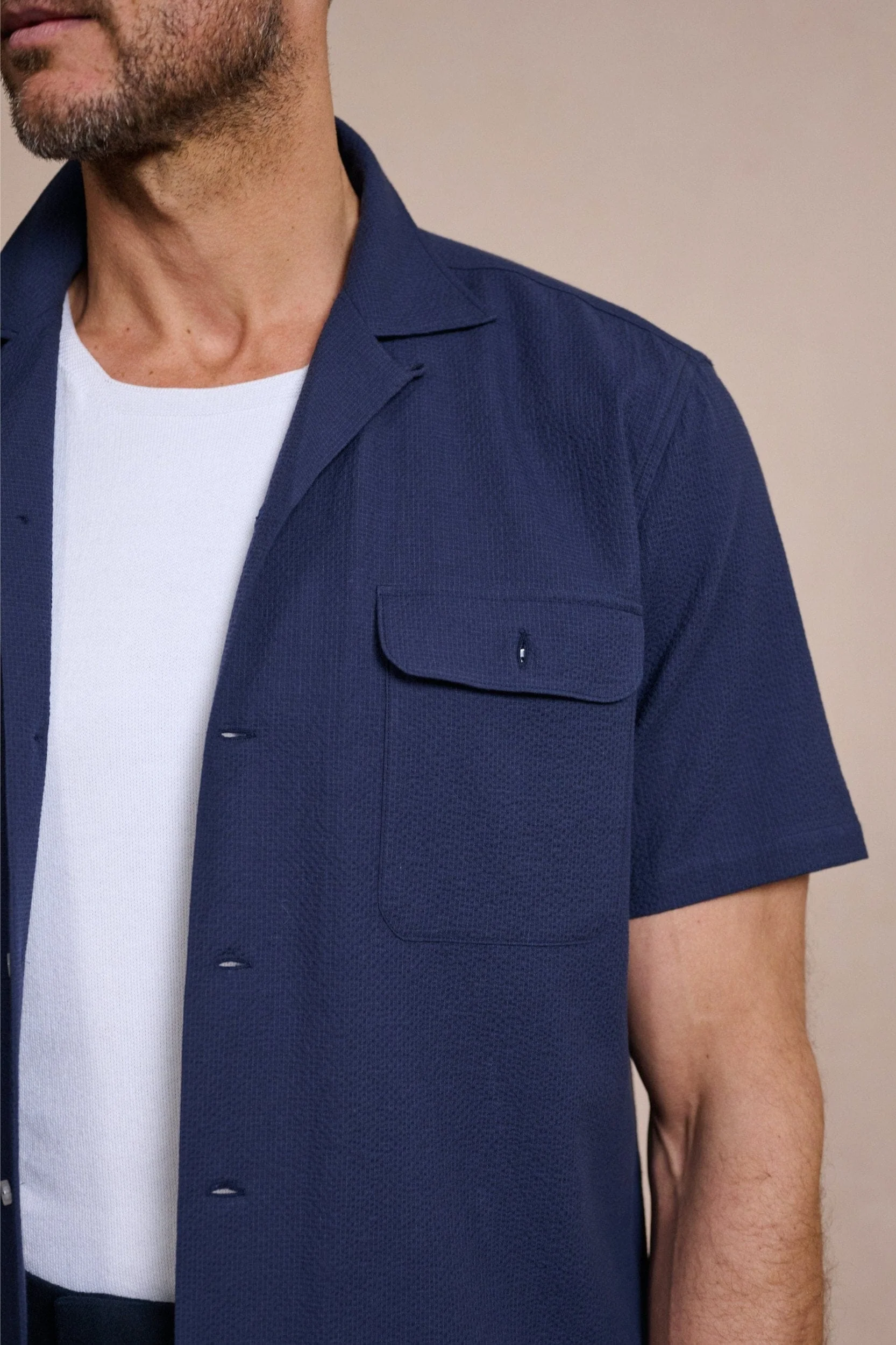 Stretch Seersucker Shirt - Image 14