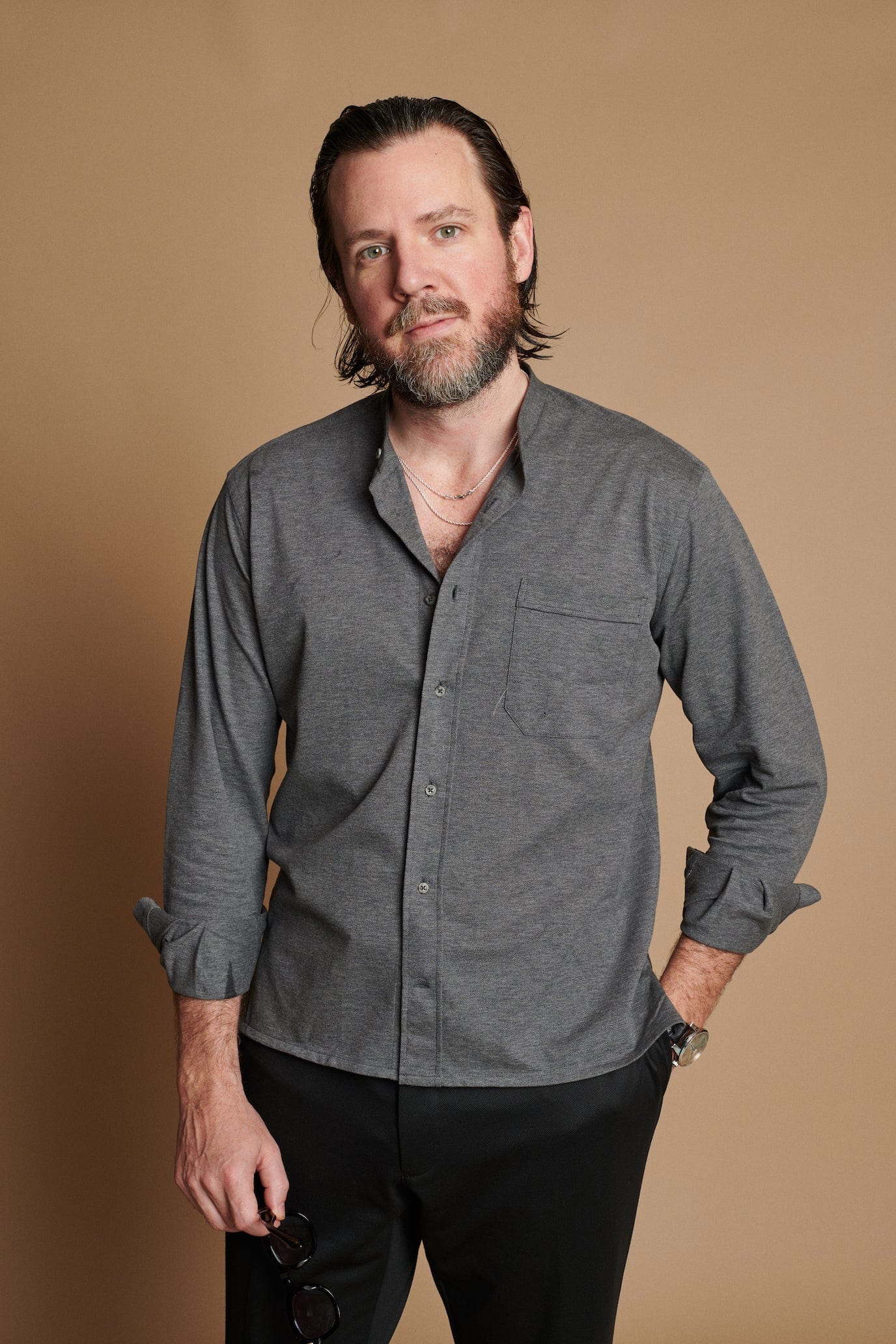 Jersey Waffle Knit Shirt - Image 14