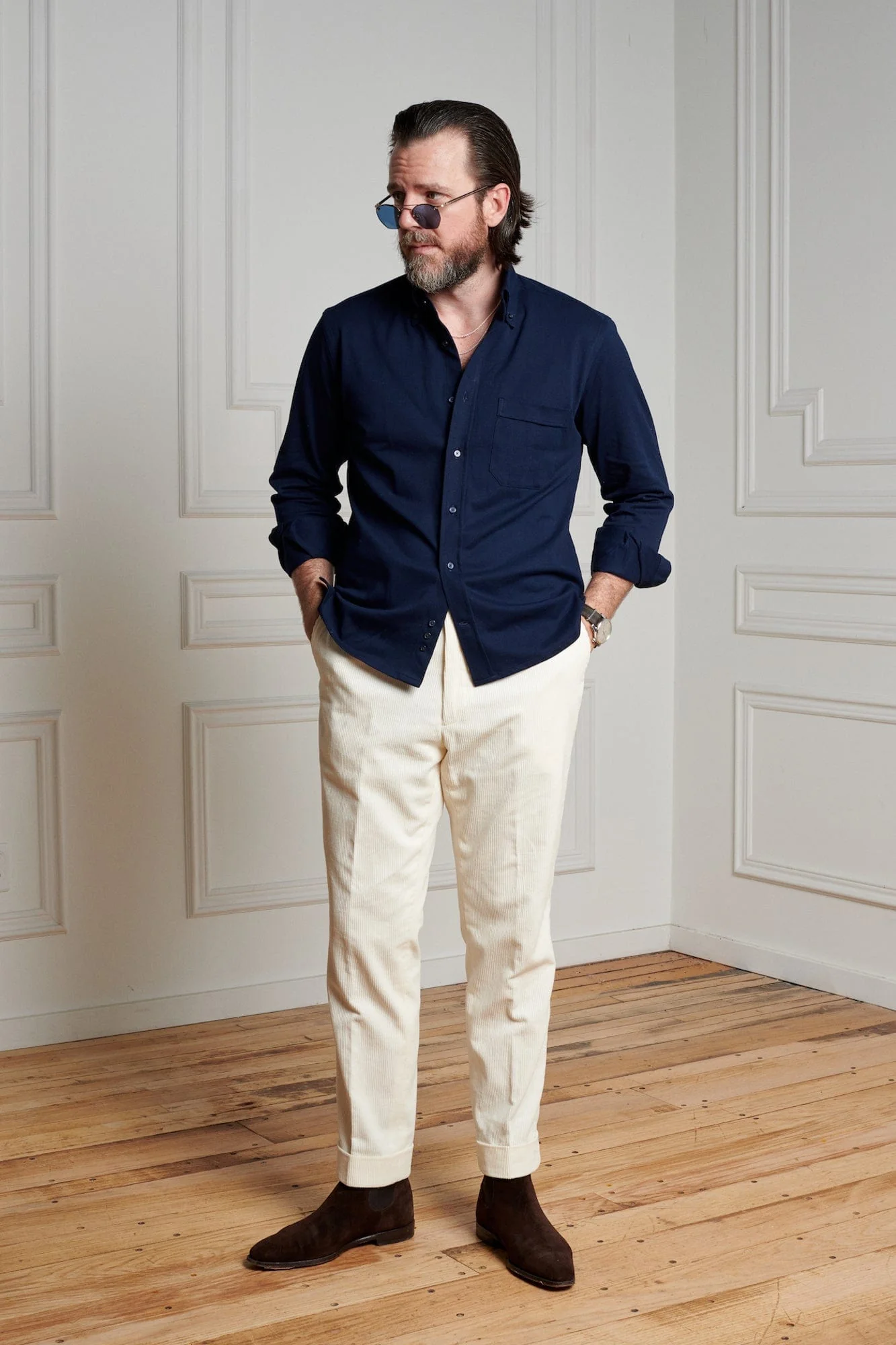 Jersey Waffle Knit Shirt - Image 3