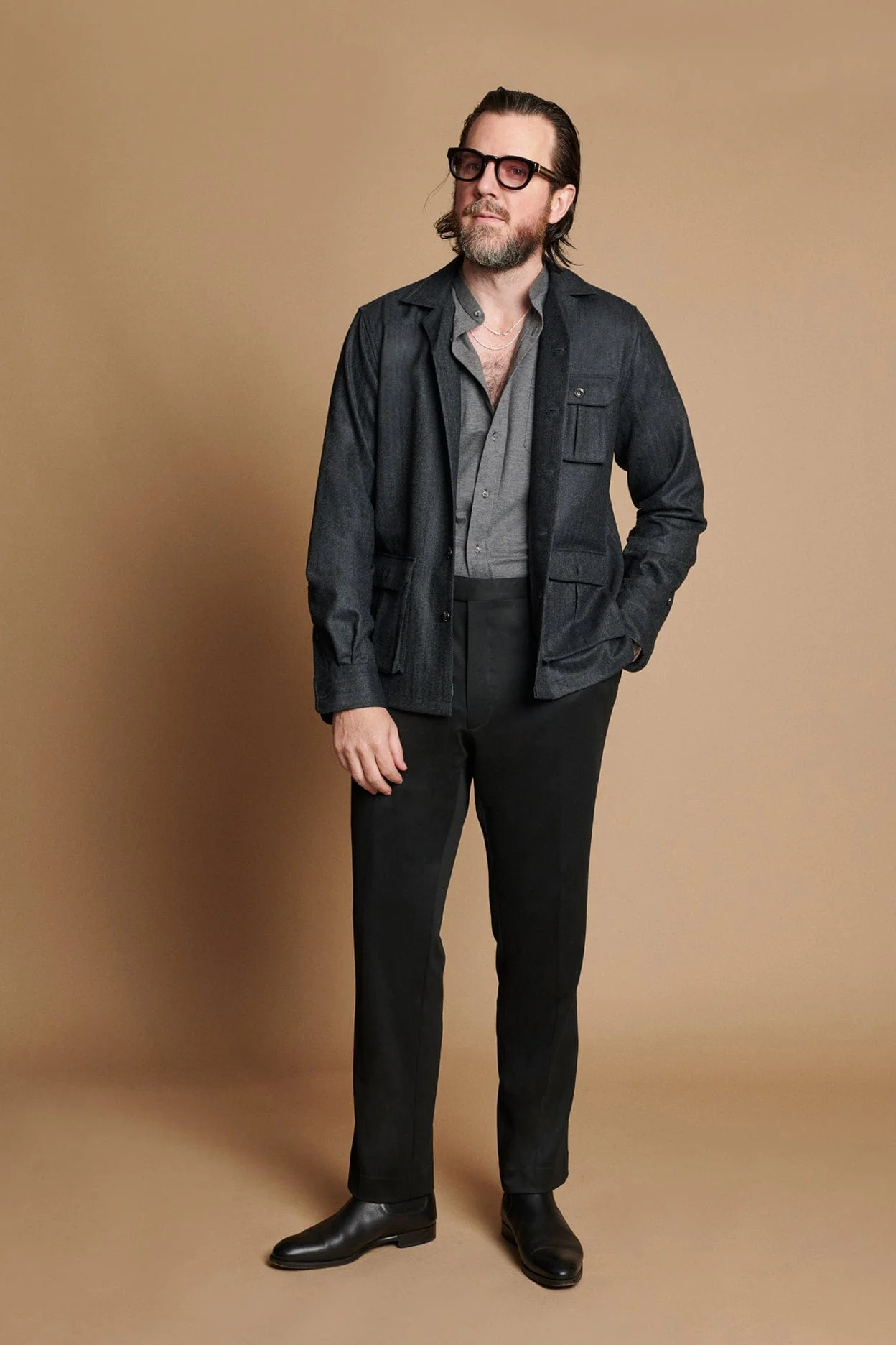 Jersey Waffle Knit Shirt - Image 6