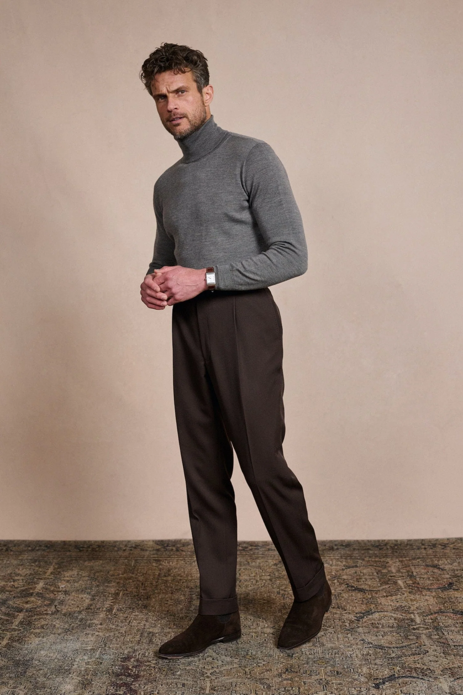 Sean Fine Merino Turtleneck Sweater - Image 2