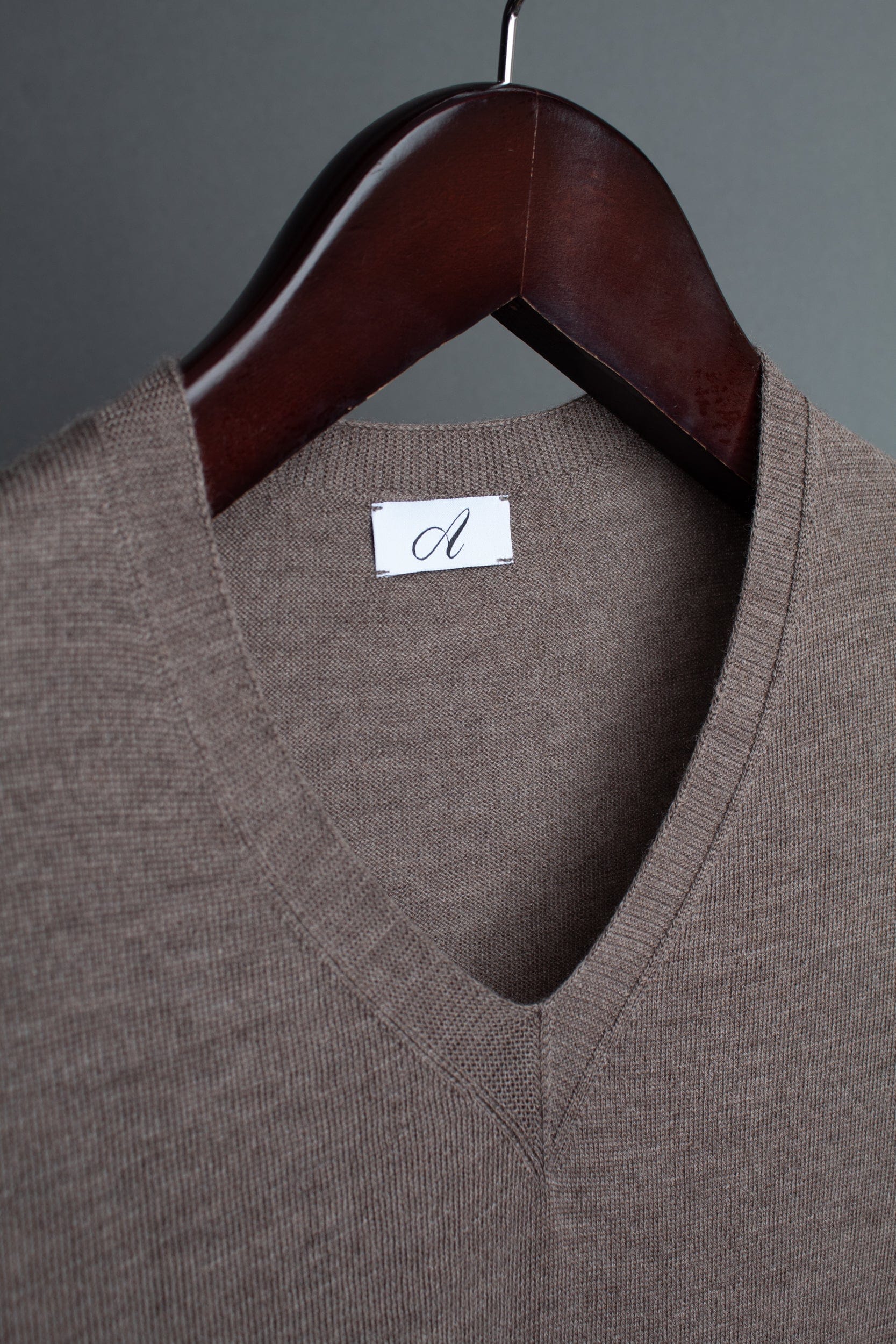 Totman Fine Merino V-Neck Sweater - Image 2