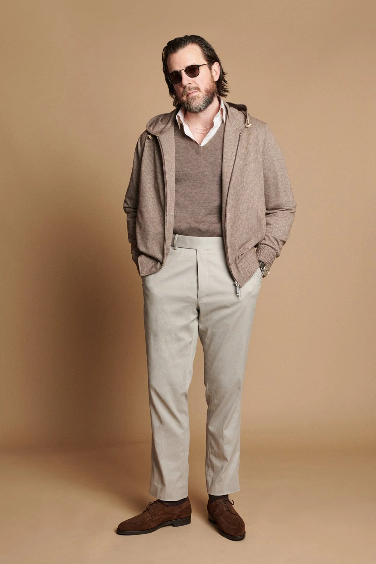 Totman Fine Merino V-Neck Sweater - Image 7