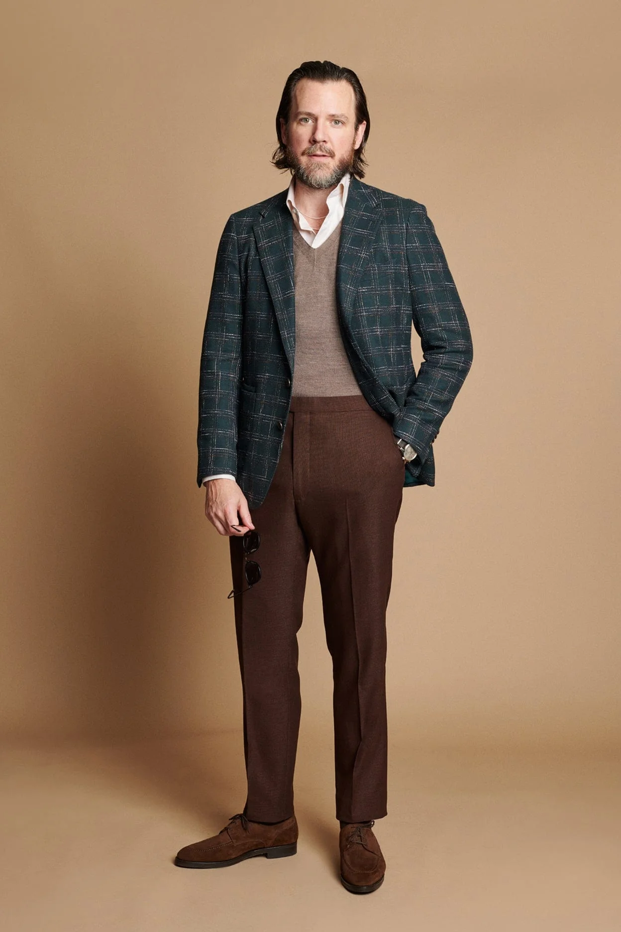 Totman Fine Merino V-Neck Sweater - Image 8