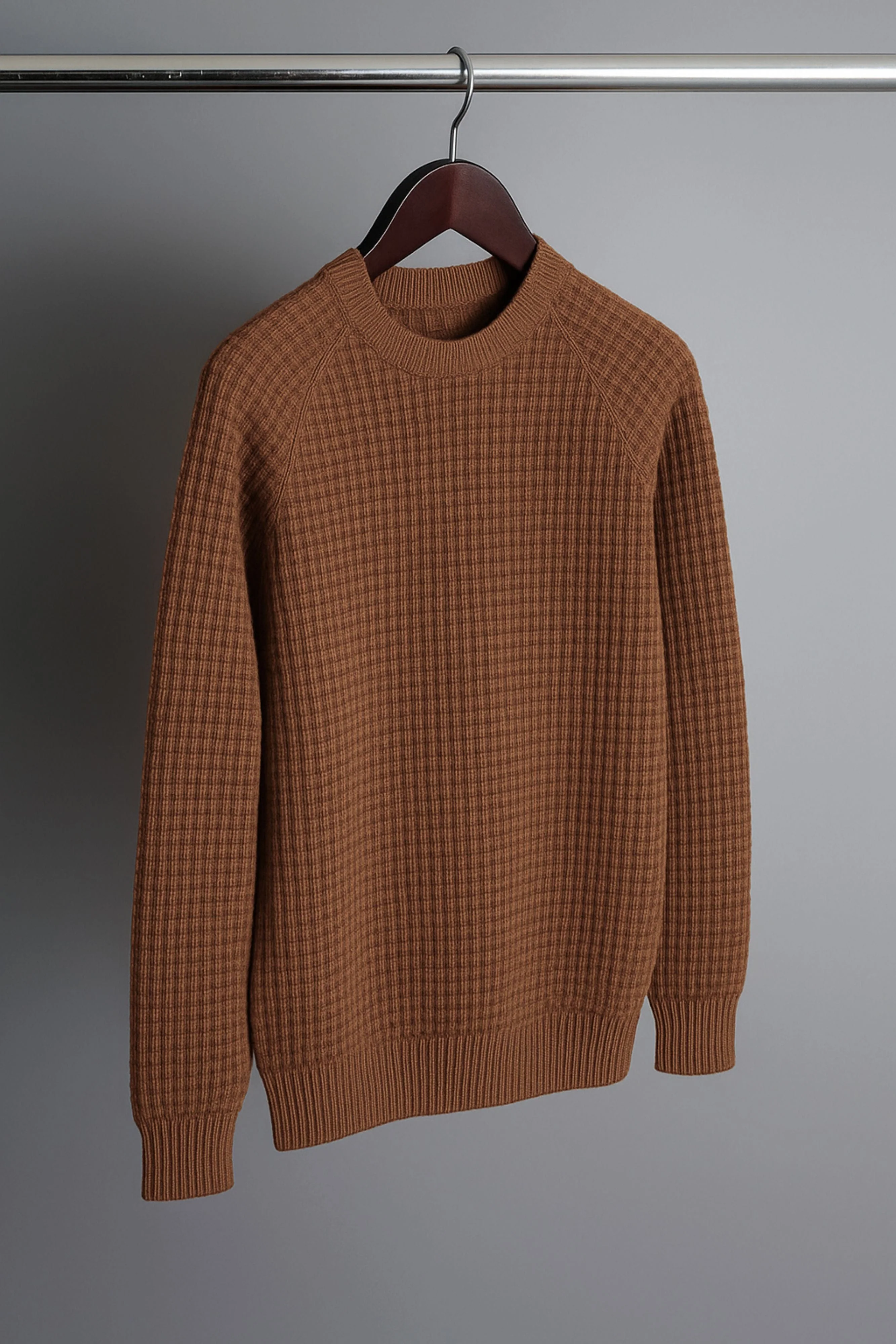 Foley Merino Waffle Knit Sweater - Image 13