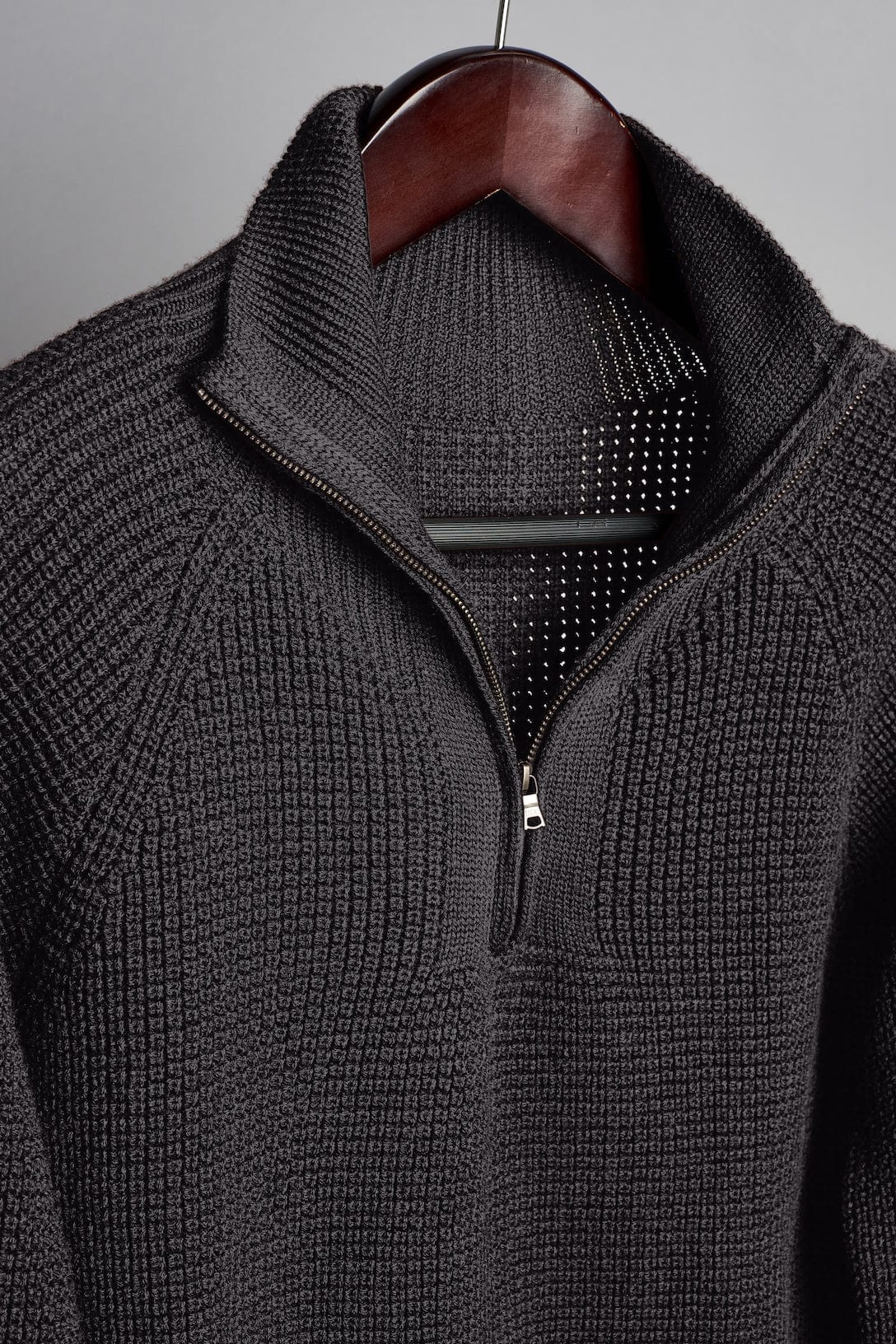 Jerry Waffle Knit Quarter-Zip Sweater - Image 11