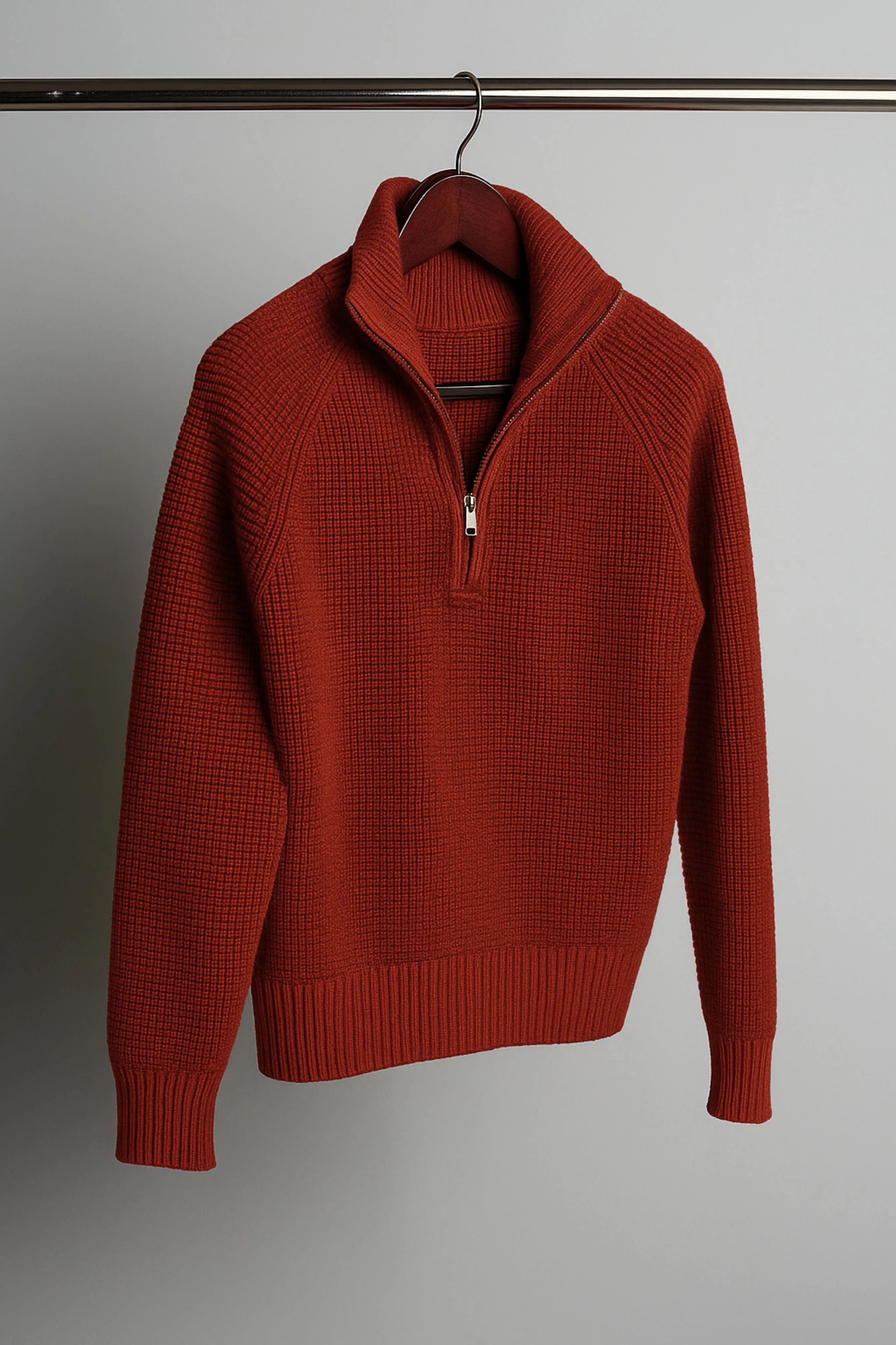 Jerry Waffle Knit Quarter-Zip Sweater - Image 22