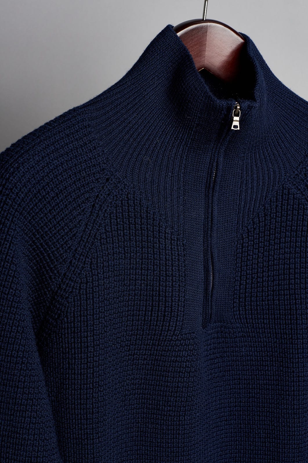 Jerry Waffle Knit Quarter-Zip Sweater - Image 7