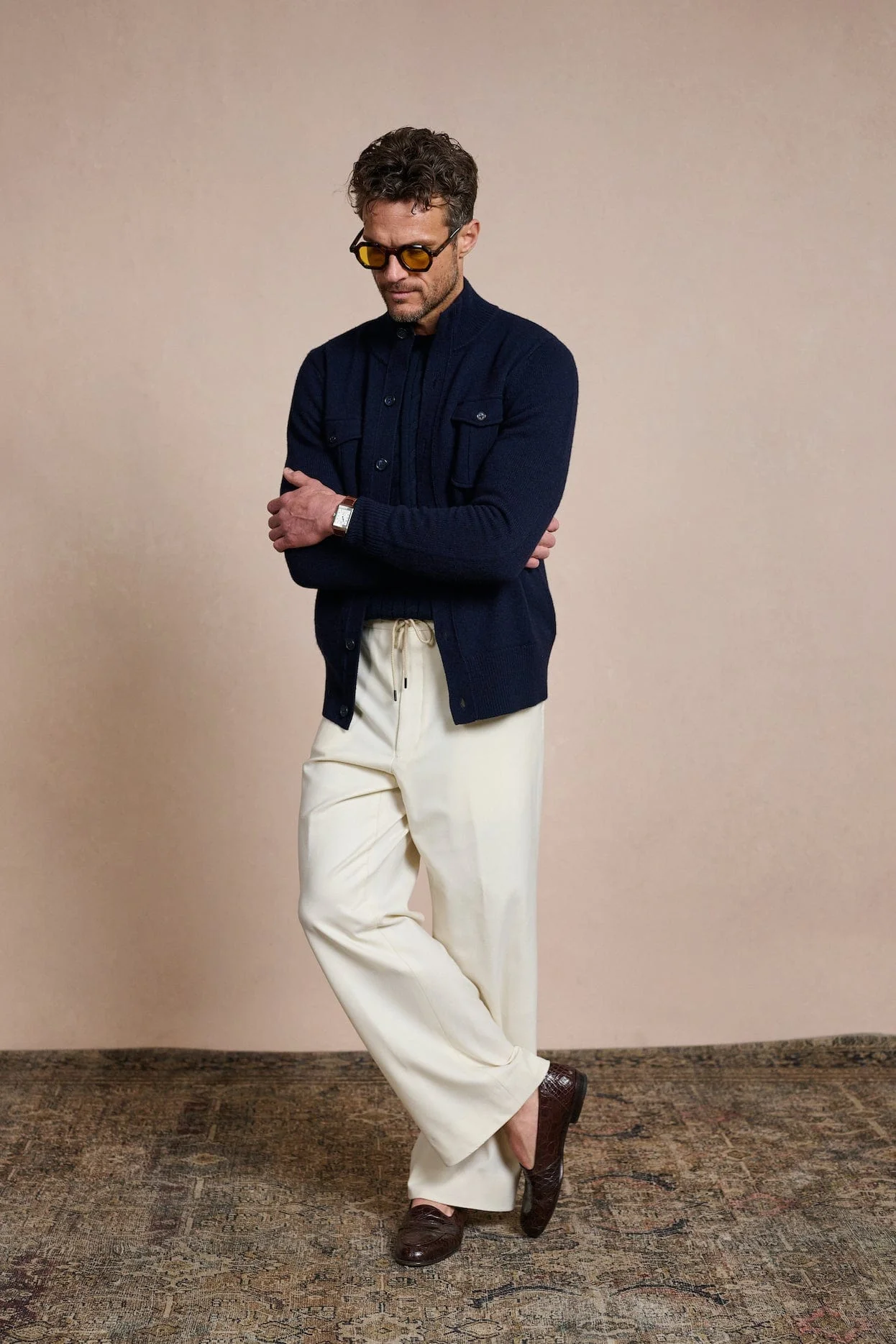 Stretch Cashmere Trouser - Image 14