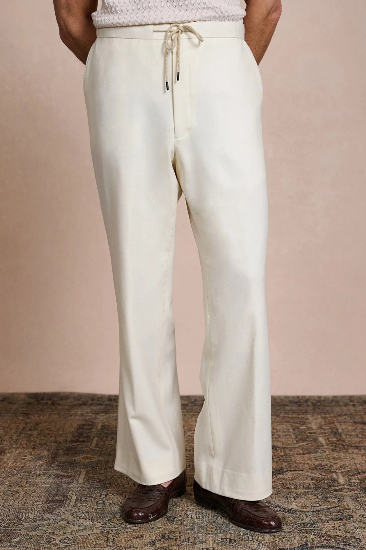 Stretch Cashmere Trouser - Image 2
