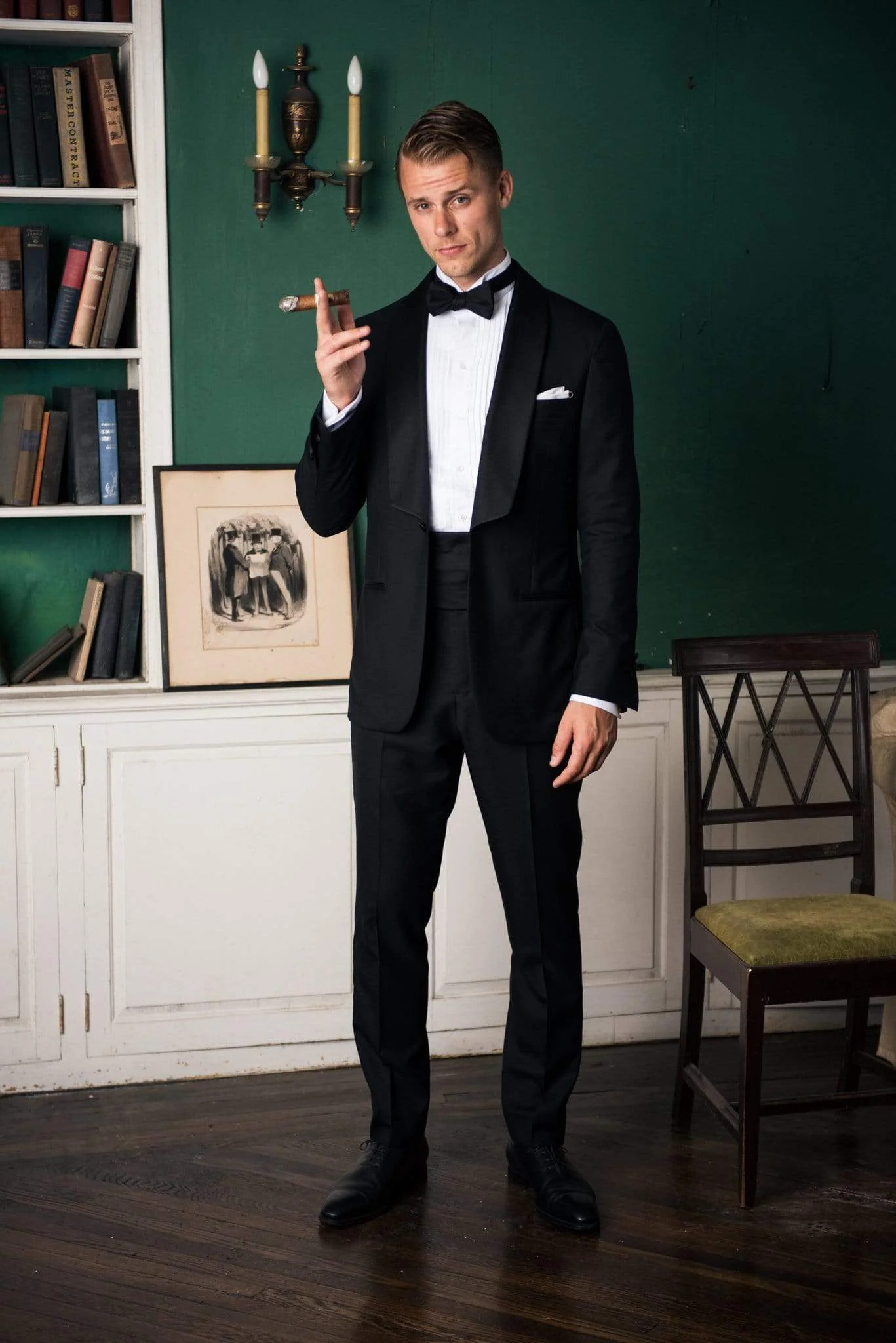 Stretch Cashmere Tuxedo - Image 3