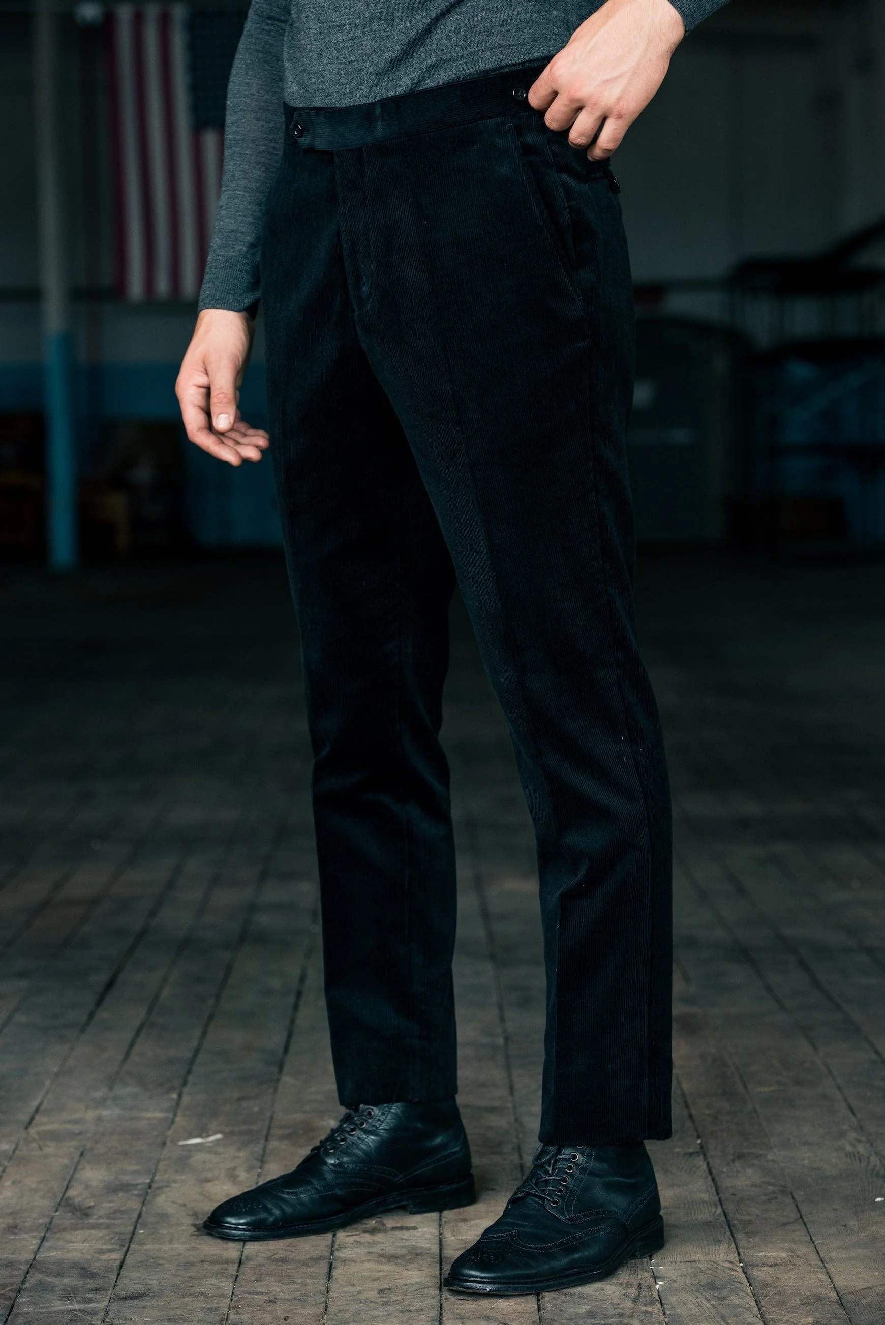 Stretch Corduroy Trouser (Thin-Wale) - Image 24