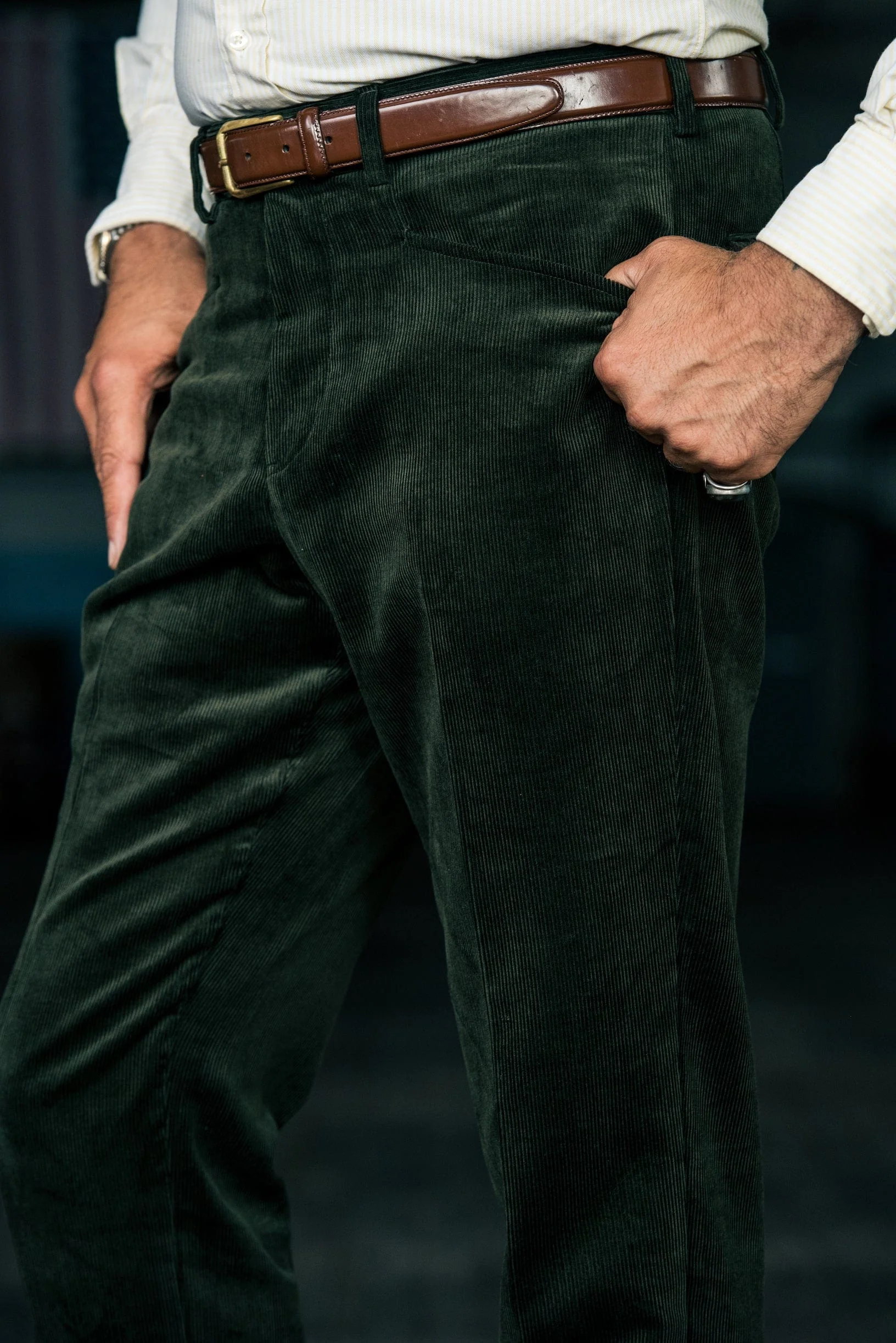 Stretch Corduroy Trouser (Thin-Wale) - Image 29