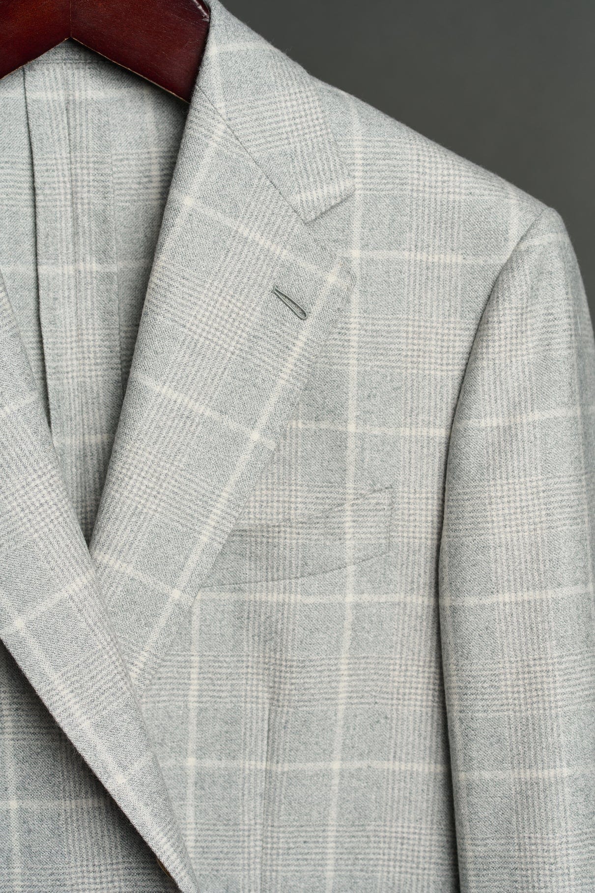 Triple-Blend Tonal Check Jacket - Image 2