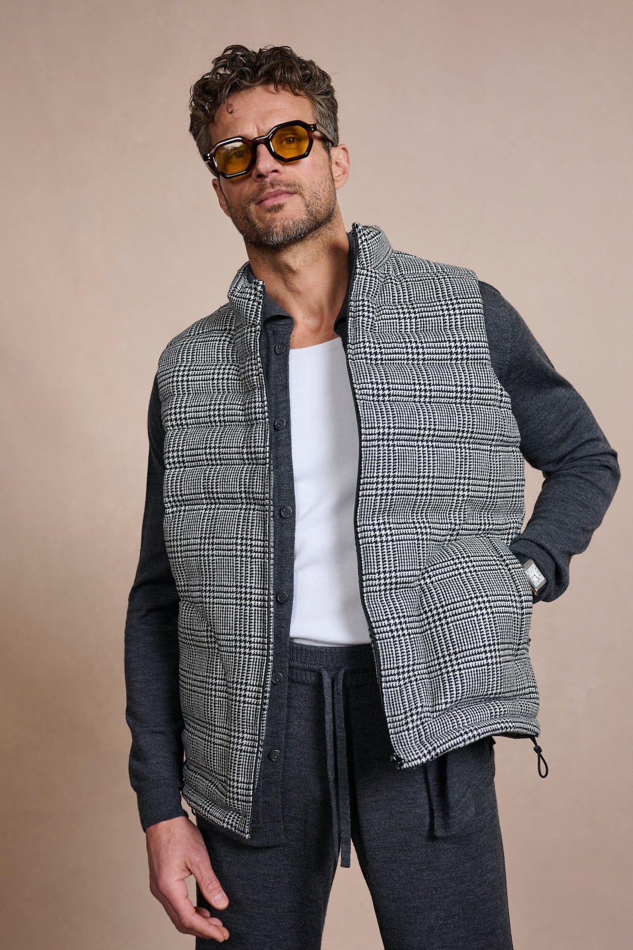 Wool & Cashmere Puffer Vest - Image 2