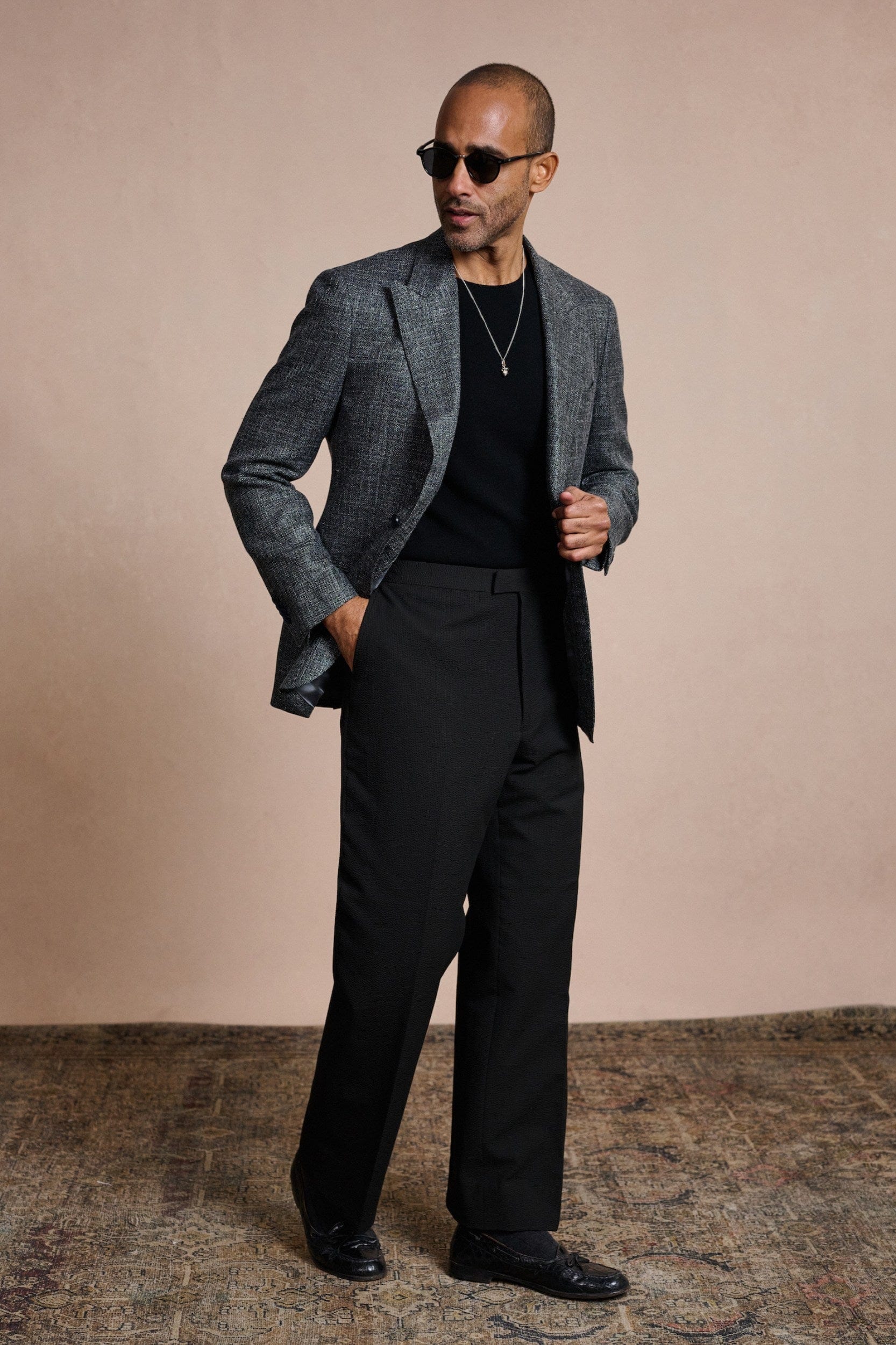 Wool, Silk & Linen Hopsack Suit - Image 15