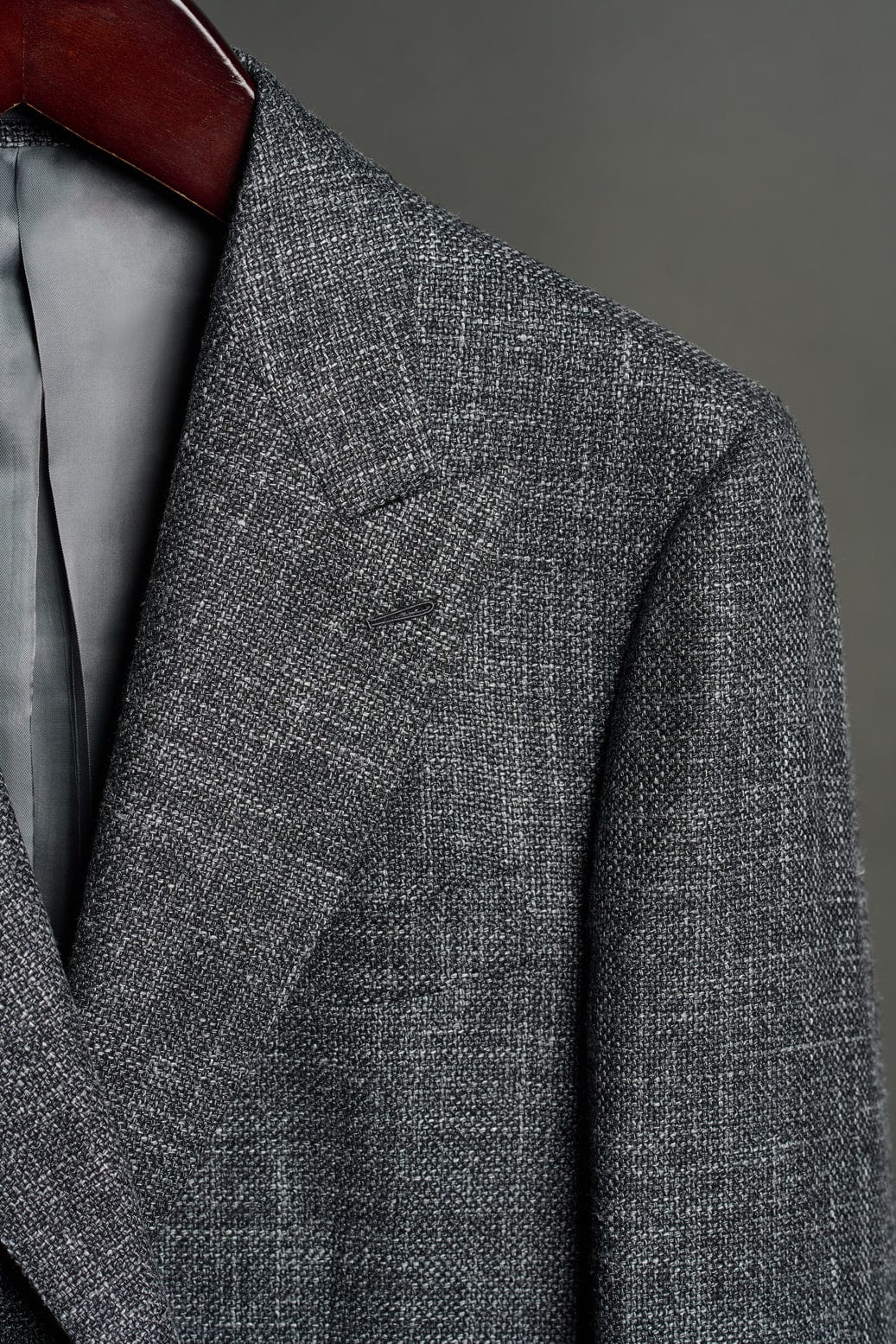 Wool, Silk & Linen Hopsack Suit - Image 4