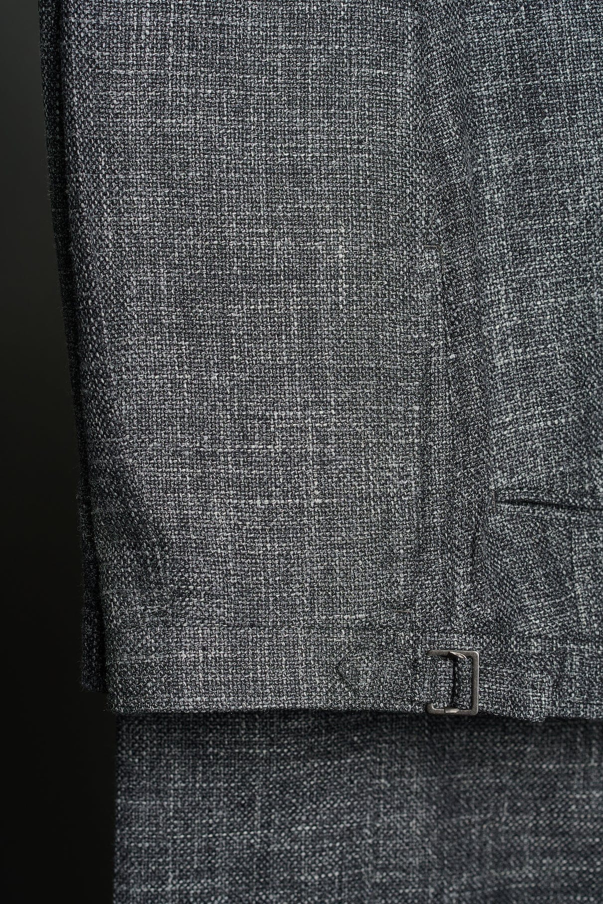 Wool, Silk & Linen Hopsack Suit - Image 7