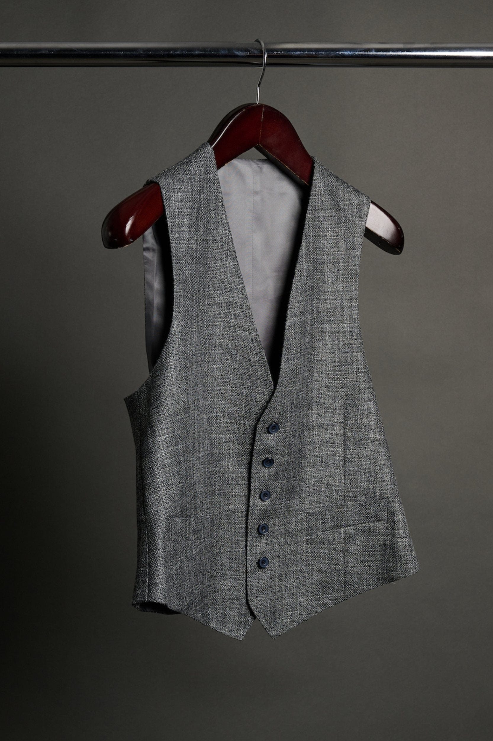 Wool, Silk & Linen Hopsack Suit - Image 9